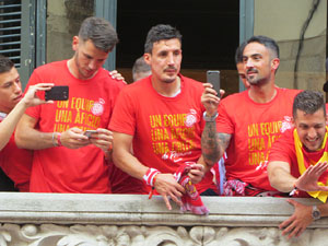 Celebraci&oacute; de l'ascens del Girona FC a primera divisi&oacute;