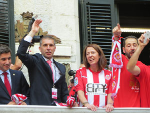 Celebraci&oacute; de l'ascens del Girona FC a primera divisi&oacute;