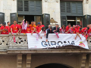 Celebraci&oacute; de l'ascens del Girona FC a primera divisi&oacute;