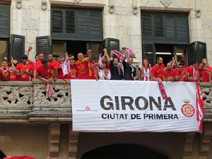Celebraci&oacute; de l'ascens del Girona FC a primera divisi&oacute;