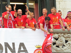 Celebraci&oacute; de l'ascens del Girona FC a primera divisi&oacute;