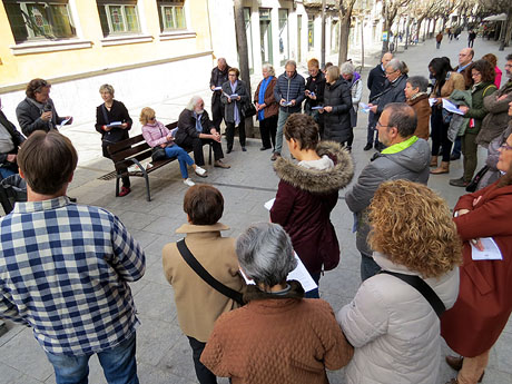 Acció Llengua Poesia Llibre. Passejada literària amb lectures de textos de Prudenci Bertrana i altres referits a Fidel Aguilar