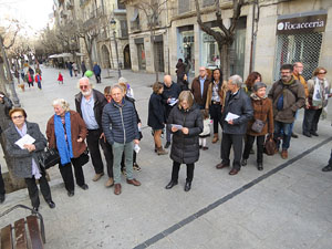 Acció Llengua Poesia Llibre. Passejada literària amb lectures de textos de Prudenci Bertrana i altres referits a Fidel Aguilar 