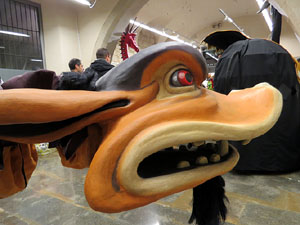 Monstrari de carrer. Exposici&oacute; de figures de la imatgeria festiva popular de Nuxu Perpiny&agrave