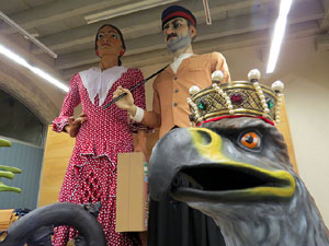 Monstrari de carrer. Exposici&oacute; de figures de la imatgeria festiva popular de Nuxu Perpiny&agrave