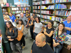Llibreria Geli. Presentaci&oacute; de La cuina medieval i renaixentista. Moros, jueus i cristians, de Jaume F&agrave;brega, amb Joaquim Nadal i Abraham Simon