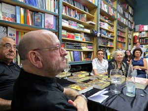 Llibreria Geli. Presentaci&oacute; de La cuina medieval i renaixentista. Moros, jueus i cristians, de Jaume F&agrave;brega, amb Joaquim Nadal i Abraham Simon