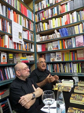 Jaume F&agrave;brega i Joaquim Nadal, durant la presentaci&oacute;