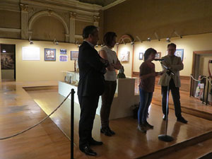 Inauguraci&oacute; de l'exposici&oacute; 'Un meteorit fuga&ccedil;', Fidel Aguilar (1894-1917) a la Casa Pastors