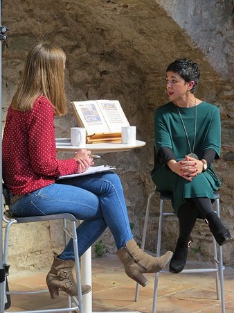 S&iacute;lvia Planas, directora del Museu d'Hist&ograve;ria dels Jueus durant el programa