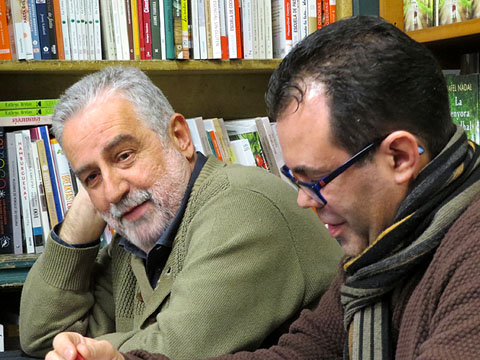 Xavier Del&ograve;s i Rafel Nadal durant l'esdeveniment