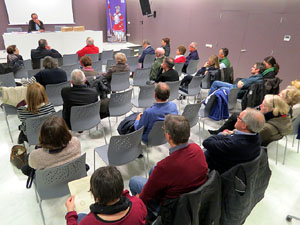 Xerrada Magre, diet&egrave;tica i religi&oacute;. Butlles i Corrupci&oacute a c&agrave;rrec de Salvador Garcia-Arb&oacute;s al Centre C&iacute;vic Barri Vell - Mercadal