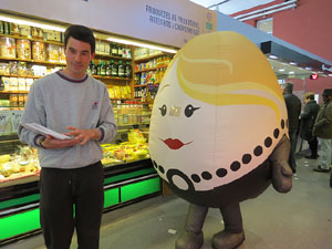 Xerrada informativa L'ou, d'etiqueta, a l'Aula gastron&ograve;mica del Mercat del Lle&oacute;