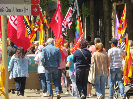 Manifestaci&oacute; de l'1 de maig de 2022