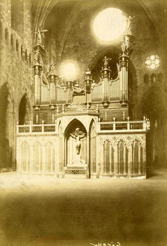 Orgue de la Catedral de Girona. Abans 1930