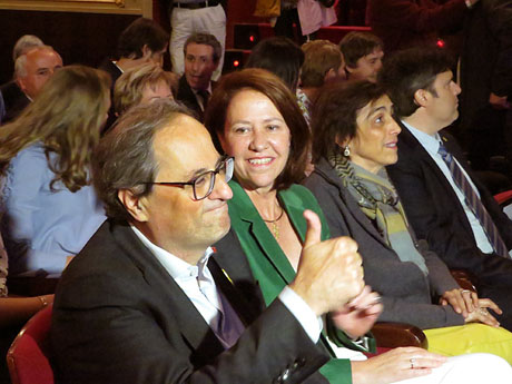 Acte central de campanya de JuntsxCat al Teatre Municipal