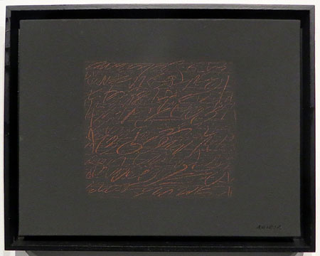 Red letters. 1999. Acrílic sobre tela