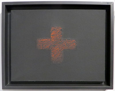 Red cross one. 1997. Acrílic sobre tela