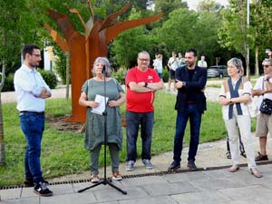Inauguraci&oacute; de l'escultura 'Arbre' de Max Var&eacute;s