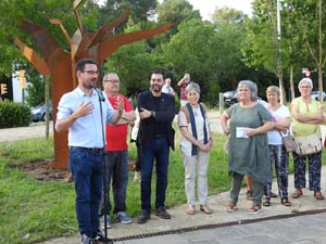 Inauguraci&oacute; de l'escultura 'Arbre' de Max Var&eacute;s