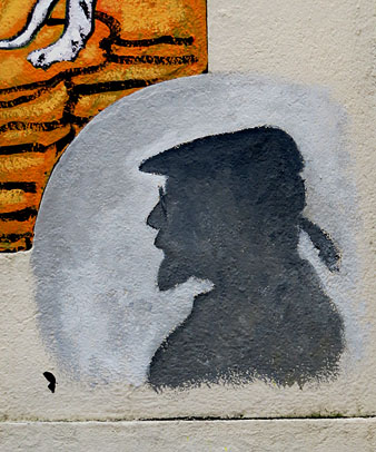 Retrat de Llu&iacute;s Hereu al mural