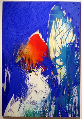 El cor de la muntanya. 2019. Acr&iacute;lic sobre tela