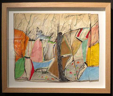 Shape Borders. 1978. Collage i llapis de colors sobre paper