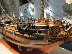 Exposici&oacute; 'Girona prop del mar' de modelisme naval a la Casa de Cultura