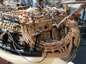 Exposici&oacute; 'Girona prop del mar' de modelisme naval a la Casa de Cultura