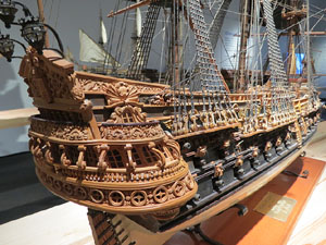 Exposici&oacute; 'Girona prop del mar' de modelisme naval a la Casa de Cultura