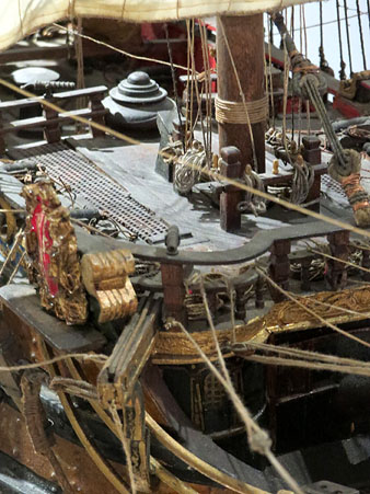 Detall del 'San Felipe'. 1690. Modelista: Manel Canales