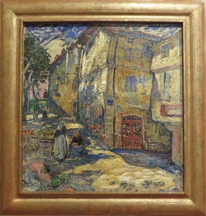 Mela Muter. En un poble provençal. Ca. 1920