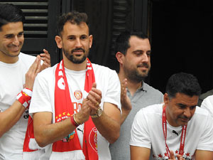 Celebració del Girona FC a la Champions League