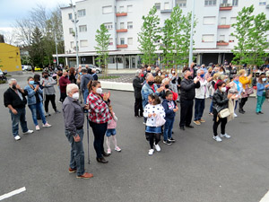 Inauguració de la plaça de Germans Sàbat