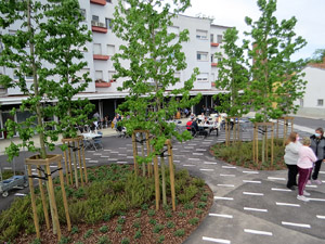 Inauguració de la plaça de Germans Sàbat