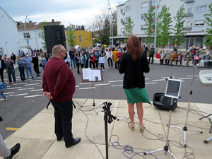 Inauguració de la plaça de Germans Sàbat