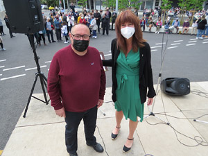 Inauguració de la plaça de Germans Sàbat