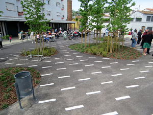 Inauguració de la plaça de Germans Sàbat