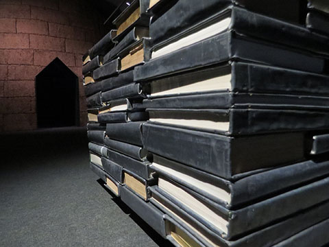 Vista parcial de l'exposició a la Casa de Cultura