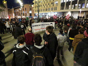 Manifestació per la llibertat de Pablo Hasél