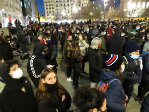 Manifestació per la llibertat de Pablo Hasél