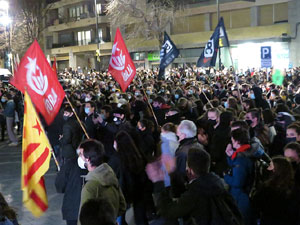 Manifestació per la llibertat de Pablo Hasél