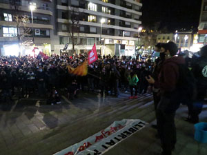 Manifestació per la llibertat de Pablo Hasél