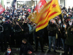 Manifestació per la llibertat de Pablo Hasél