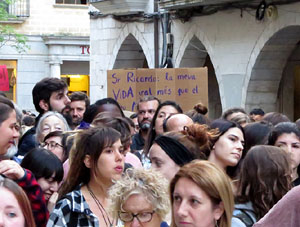 Manifestaci&oacute; contra la sent&egrave;ncia de La Manada