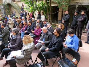 Dia de la Mem&ograve;ria de l'Holocaust i la Prevenci&oacute; dels Crims contra la Humanitat al Pati dels Rabins del Centre Bonastruc &ccedil;a Porta