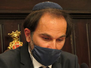 Dia de la Memòria de l'Holocaust i la Prevenció dels Crims contra la Humanitat al Saló de Plens de l'Ajuntament de Girona