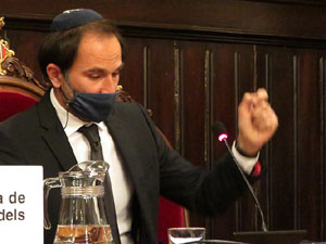 Dia de la Memòria de l'Holocaust i la Prevenció dels Crims contra la Humanitat al Saló de Plens de l'Ajuntament de Girona