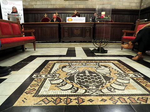 El Saló de Plens de l'Ajuntament durant l'acte