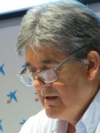 El llibreter Guillem Terribas, durant la seva intervenci&oacute;